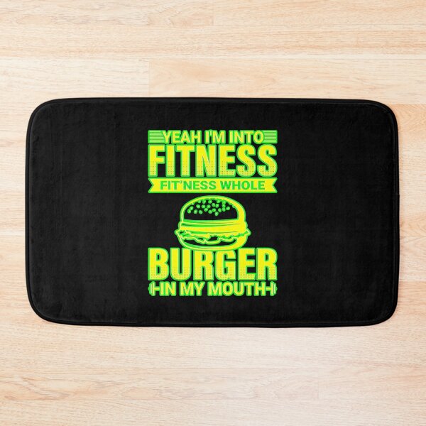 Item preview, Funny Burger Lover Fitness #2 designed and sold by creativerooney.