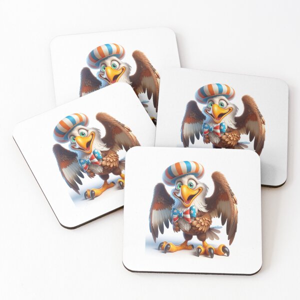 Item preview, cute eagle with hat designed and sold by sbrstore.