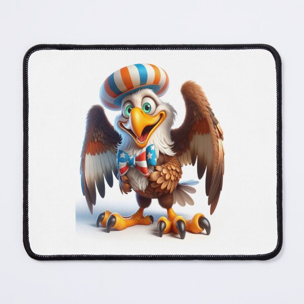 Item preview, cute eagle with hat designed and sold by sbrstore.