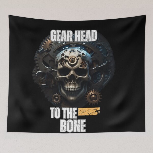 Item preview, Gear Head To The Bone designed and sold by Obsidian Ink by Wilshire.