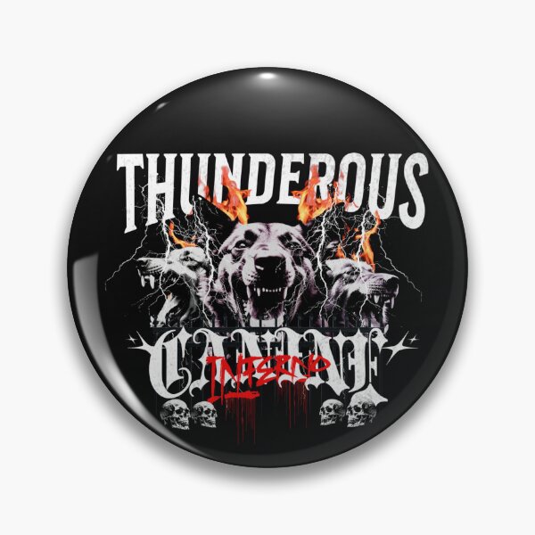 Item preview, Thunderous Canine Inferno designed and sold by Expressiveess1.