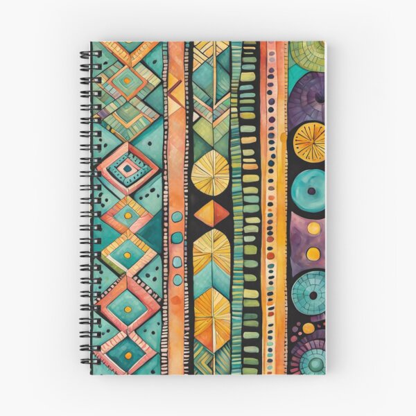 Item preview, Traditional Kilim Pattern, Ethnic Geometric Abstract Scandinavian Design in Watercolor - Tribal, Batik, Indian & Aztec Vintage Pattern,  designed and sold by MyArt23.