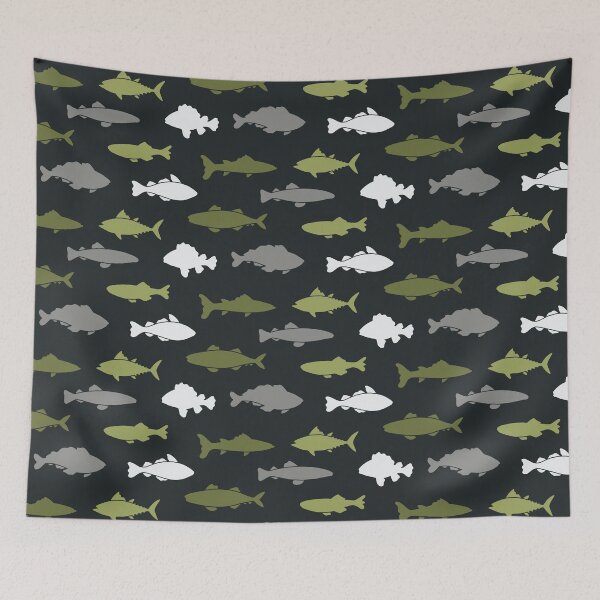 Item preview, Fish Collection Pattern v03 designed and sold by Baikachi AD.