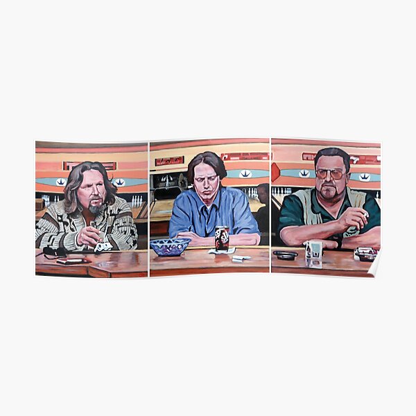 Triptyque de Lebowski Poster