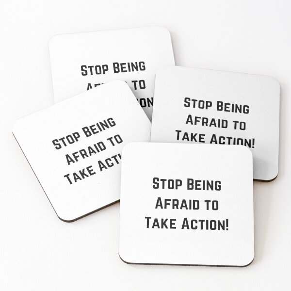 Item preview, Stop Being Afraid to Take Action! designed and sold by ShaunSandhu.