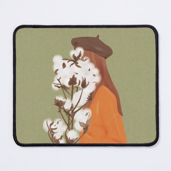 Item preview, Girl and Flowers Cotton designed and sold by tbxtra.