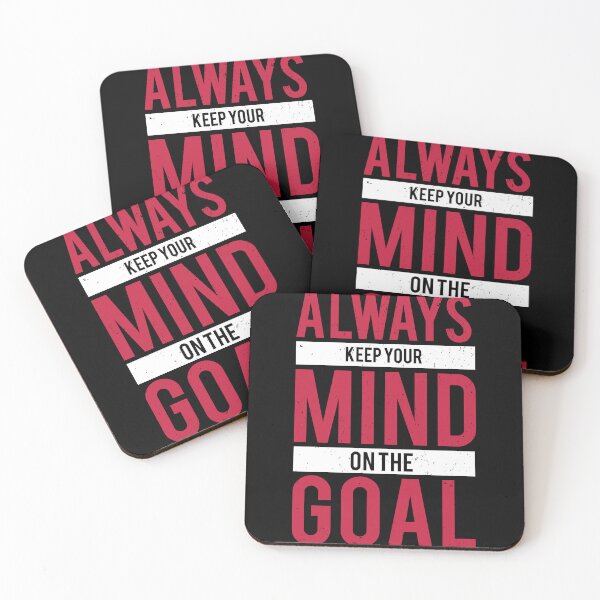Item preview, Always Keep Your Mind on The Goal designed and sold by Merchrise.