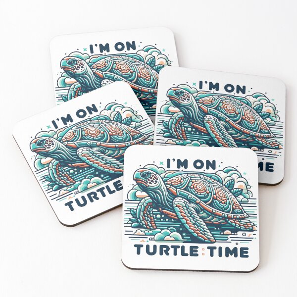 Item preview, Sea Turtle: I'm on Turtle Time designed and sold by Dungeon-Depot.