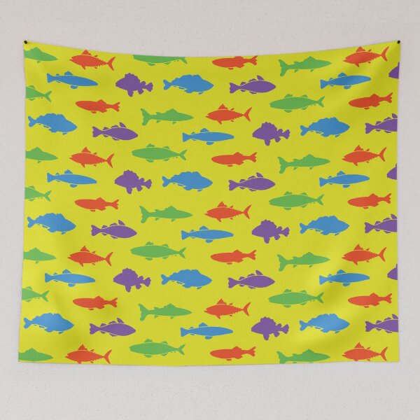 Item preview, Fish Collection Pattern v14 designed and sold by Baikachi AD.