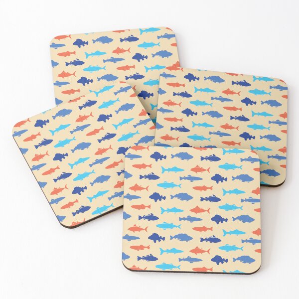 Item preview, Fish Collection Pattern v15 designed and sold by Baikachi AD.