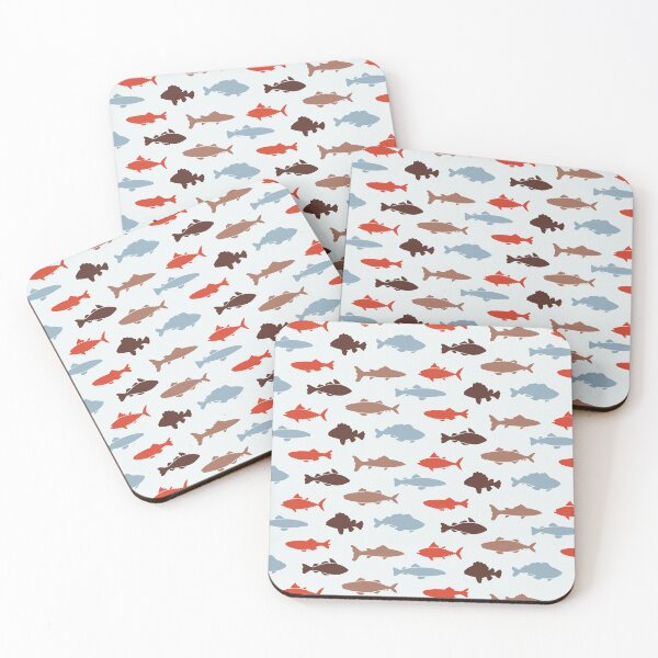 Item preview, Fish Collection Pattern v17 designed and sold by Baikachi AD.