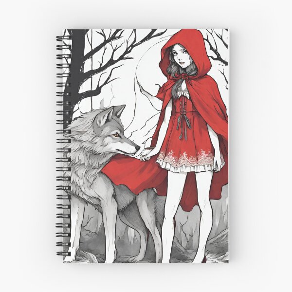 Item preview, Una caperucita roja y su lobo. designed and sold by Mozyden.