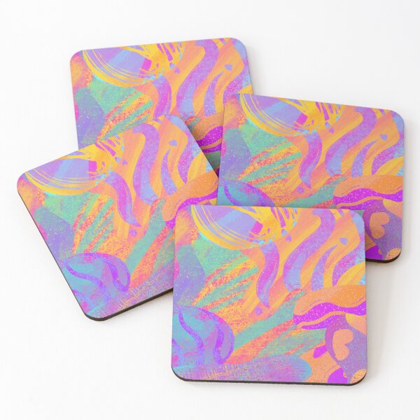 Item preview, Solid colorful shapes and waves designed and sold by andrasdesignssss.