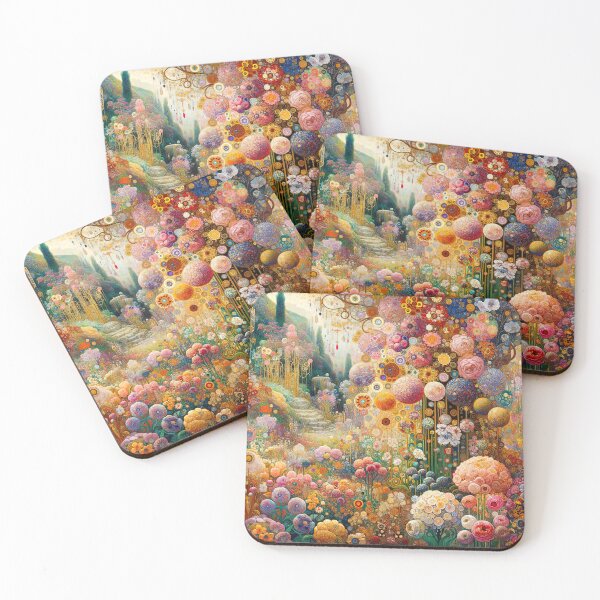 Item preview, Klimt Flower Garden designed and sold by maniacfitness.
