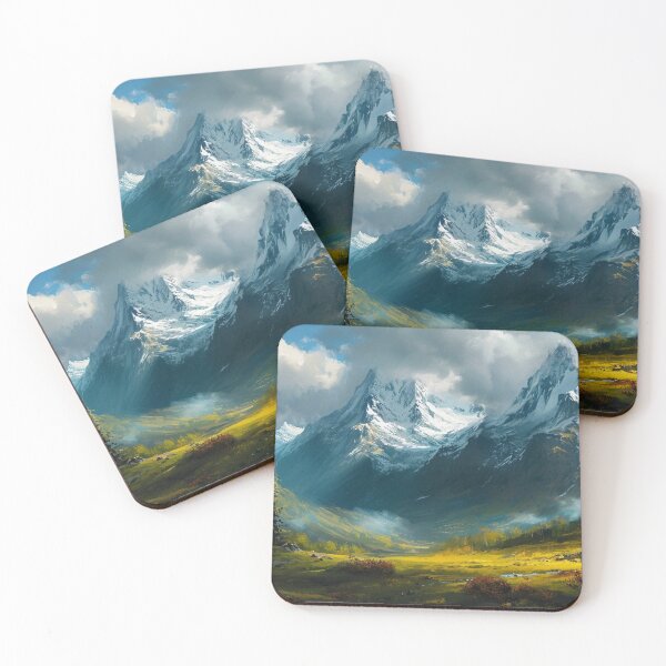 Item preview, Mountain sky, vacations oil paint designed and sold by Pawimon.