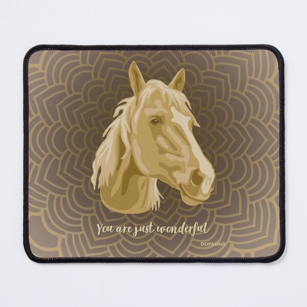 Item preview, Brown Smiling Horse Face "Your are just wonderful" designed and sold by DuFauna.
