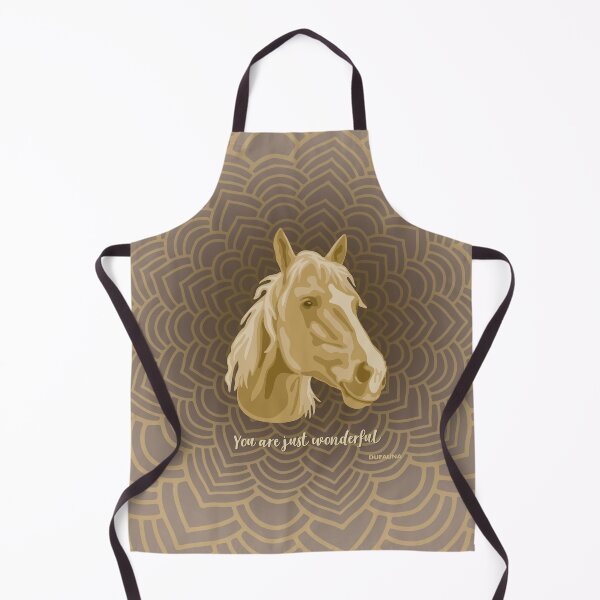 Item preview, Brown Smiling Horse Face "Your are just wonderful" designed and sold by DuFauna.