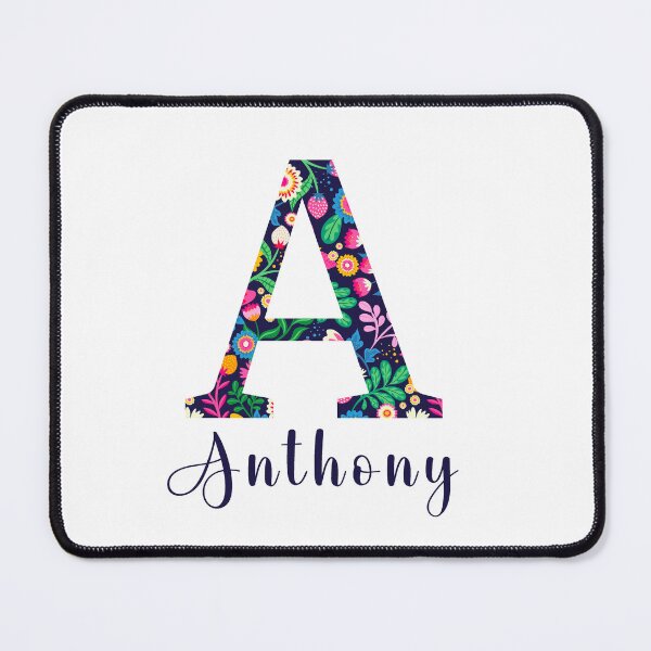 Item preview, Anthony - Letter and flowers designed and sold by Anto59290.