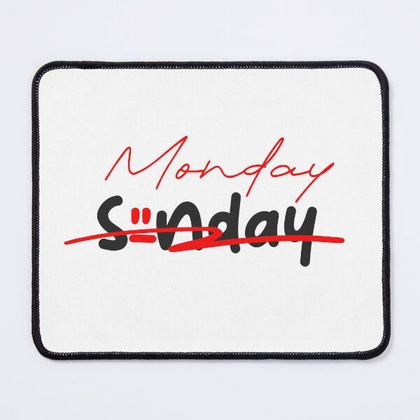 Item preview, Sunday Crossed Out Monday designed and sold by akaajoficial.