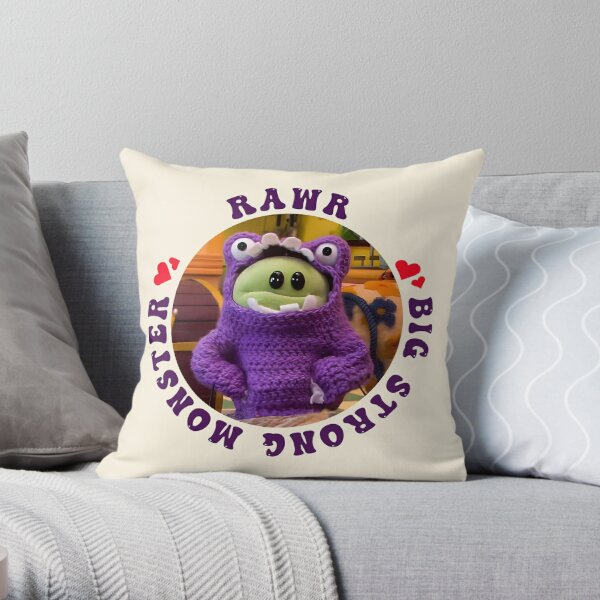 Horned Frog Throw Pillow by Michael Lustbader - Pixels