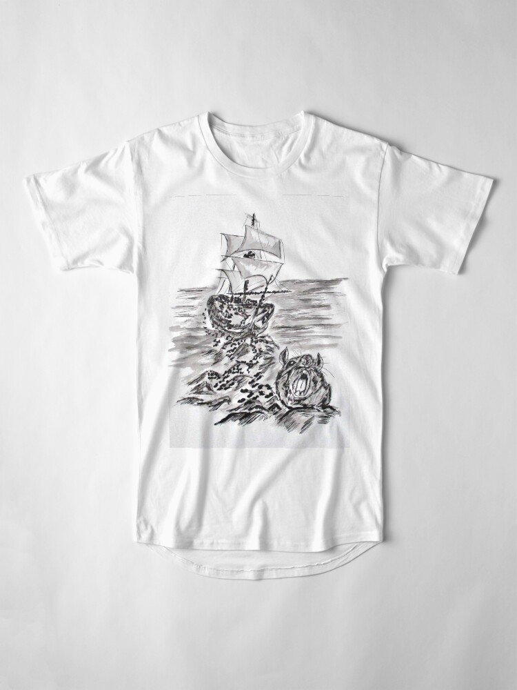Alternate view of Escape Three Skeleton Key 3 of 4 Long T-Shirt