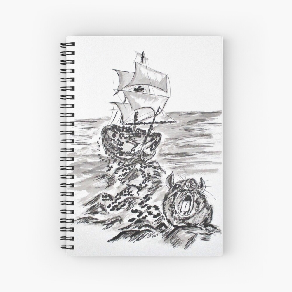 Escape Three Skeleton Key 3 of 4 Spiral Notebook