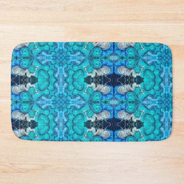 Item preview, Large blue abstraction designed and sold by prettykokopuff.