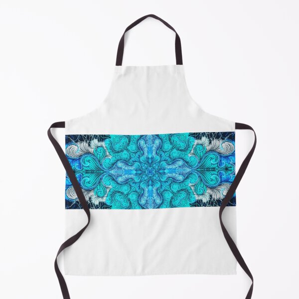Item preview, Large blue abstraction designed and sold by prettykokopuff.
