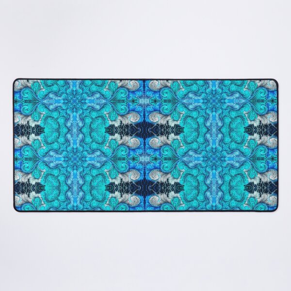 Item preview, Large blue abstraction designed and sold by prettykokopuff.
