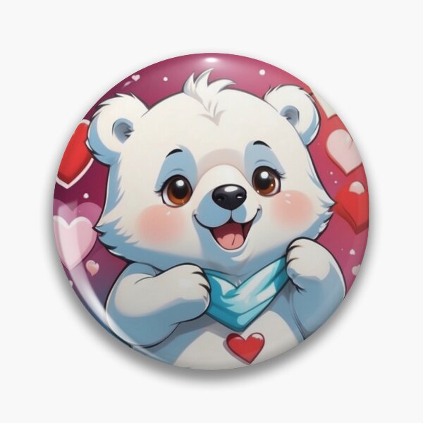 Item preview, Colorful Cute polar bear Stickers designed and sold by sasam58.