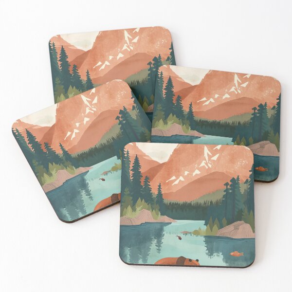 Item preview, Serene River Bear designed and sold by cute-animals99.