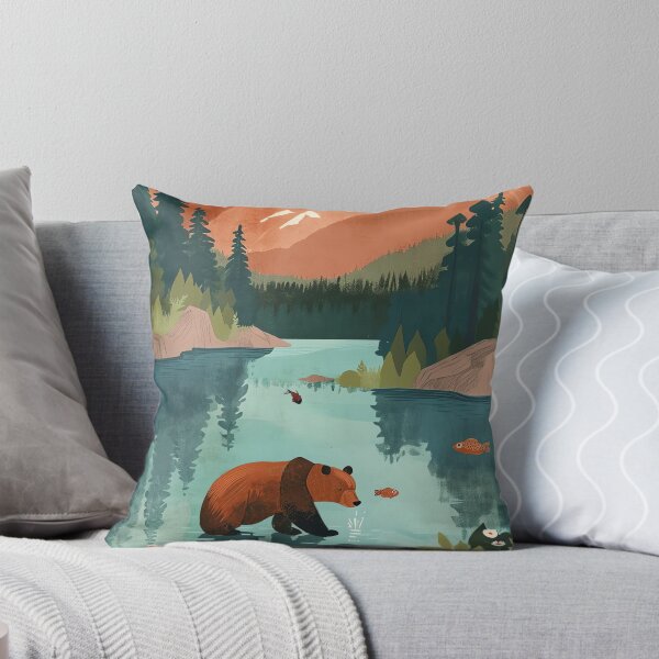 Item preview, Serene River Bear designed and sold by cute-animals99.
