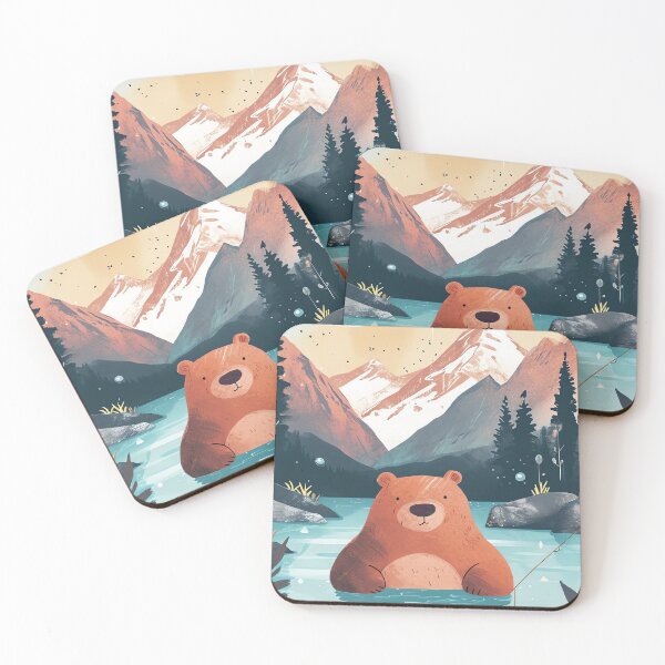 Item preview, Adventurous Bear River designed and sold by cute-animals99.