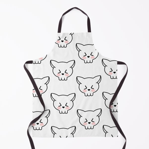 Item preview, Skull cat winking designed and sold by MelleGleice.