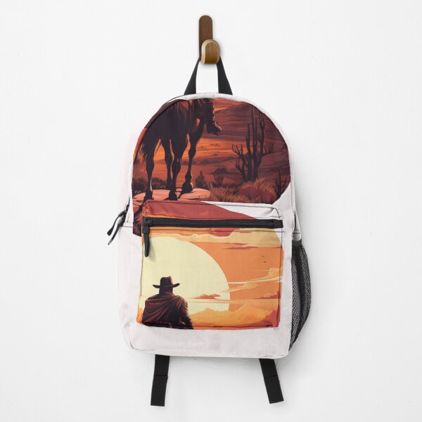 Item preview, Pixel Prairie: Cowboy Riding into the Sunset Pixel Art designed and sold by GreenInkXpress.