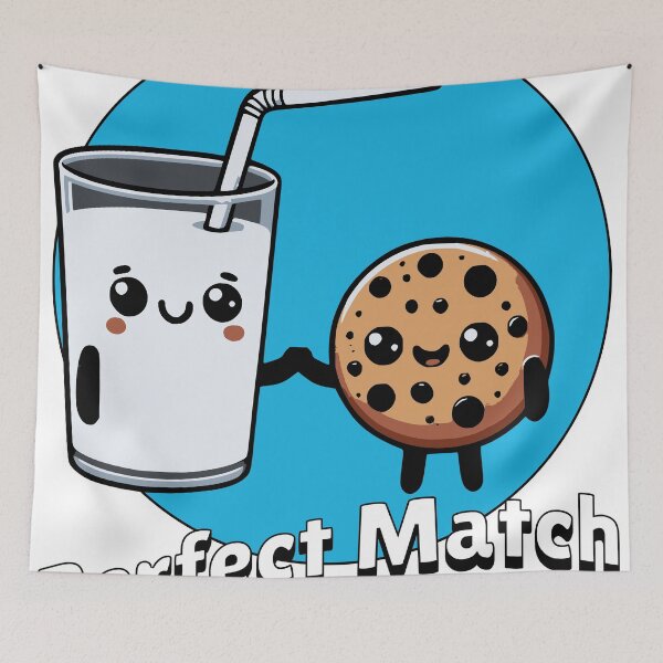 Item preview, Perfect Match Milk and Cookies designed and sold by nkhookysun.