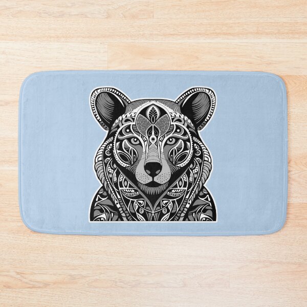 Item preview, Bear Mandala One With White BG designed and sold by GlobalMandala.