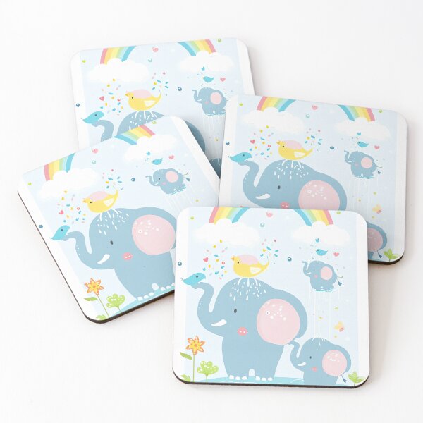 Item preview, Elephant Splash Party designed and sold by cute-animals99.