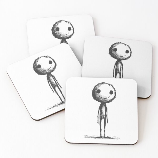 Item preview, Hand Drawn Black and White Stick Man designed and sold by Ou-SunShine.