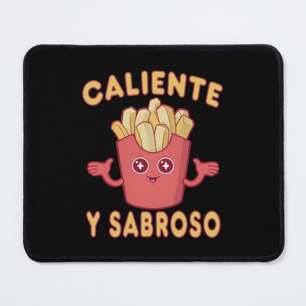 Item preview, Funny French Fries Caliente Y Sabroso Spanish Adult Humor Sexy Foodie Saying designed and sold by Bad Kitty Designz.