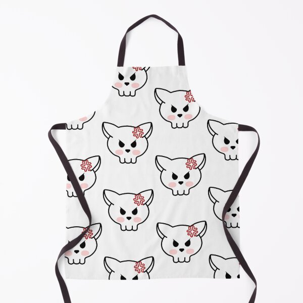 Item preview, Angry skull cat designed and sold by MelleGleice.