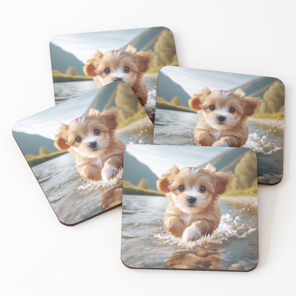 Item preview, Puppy in river designed and sold by Kasta1989.