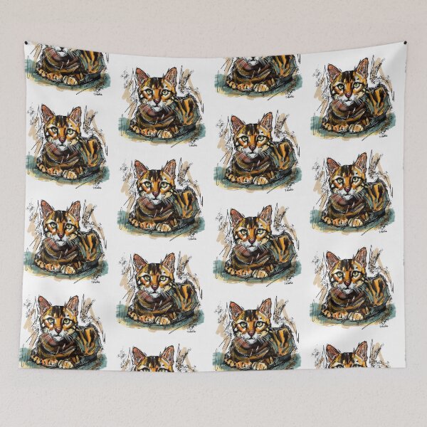 Item preview, Bengal  Cat designed and sold by TraceyMackieArt.