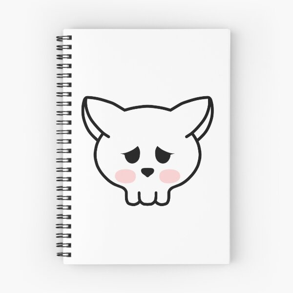 Item preview, Sad skull cat   designed and sold by MelleGleice.