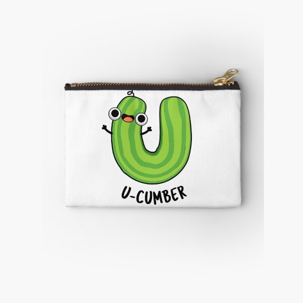 Item preview, U-cumber Funny Cucumber Pun  designed and sold by punnybone.