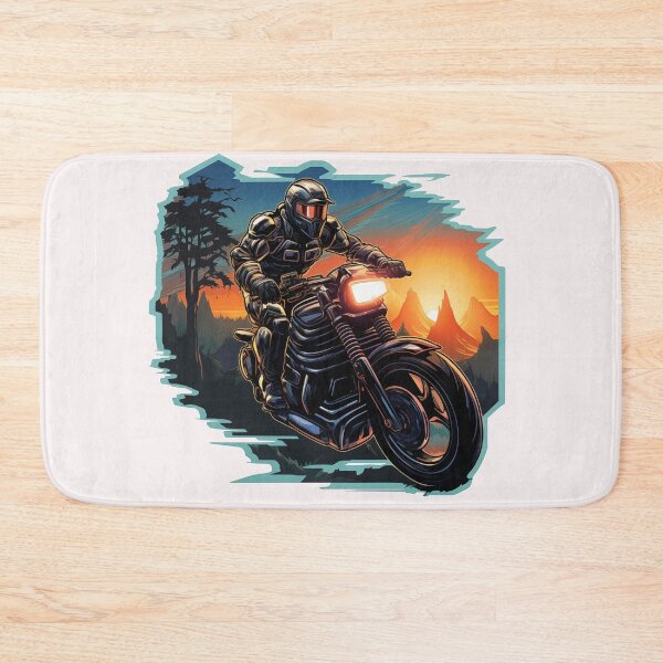 Item preview, Riding into the Sunset: Biker's Journey through Golden Hues designed and sold by GreenInkXpress.