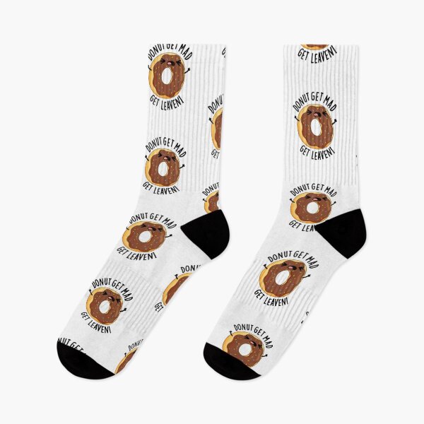 Item preview, Donut Get Mad Get Leaven Funny Donut Pun  designed and sold by punnybone.
