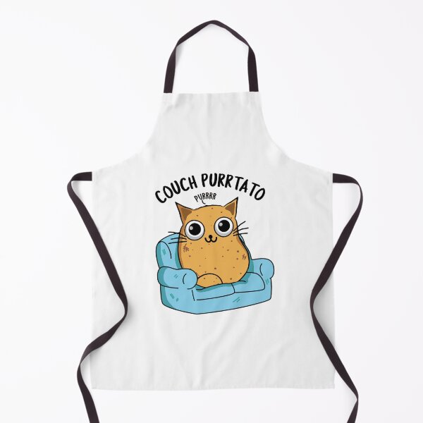 Item preview, Couch Purrtato Funny Potato Pun designed and sold by punnybone.
