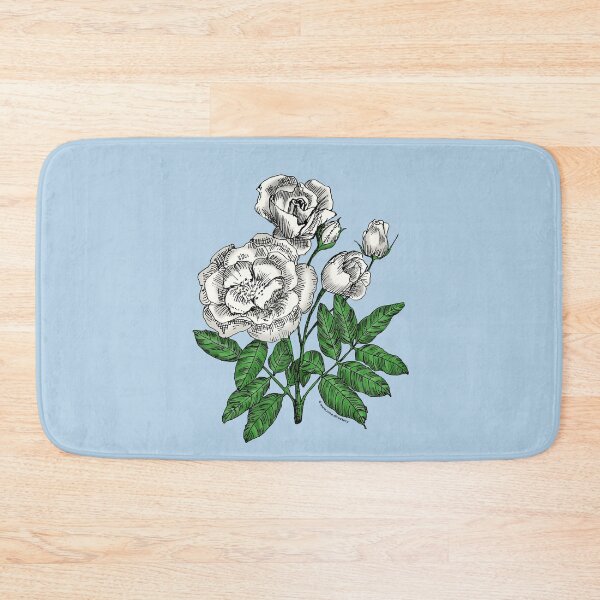 Item preview, White Cupped Rose Bloom Semi-Double 8-15 Petals In 2 Rows designed and sold by Rachael Taylor.