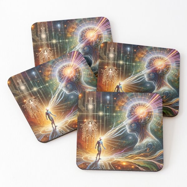 Item preview, Modern , Abstract , Human Ai First Contact Inspired Design designed and sold by GPrint001.